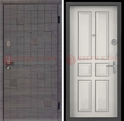 Cтальная дверь в квартиру с МДФ ДМ-488 в Железнодорожном