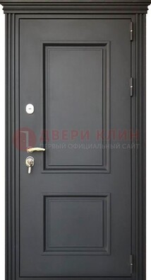 Чёрная дверь с МДФ ДМ-520 в Железнодорожном