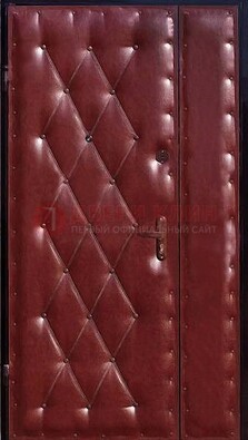 Бордовая тамбурная дверь ДТМ-25 в Балашихе