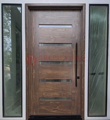 Железная дверь с виноритом и фрамугами ДВТ-189 в Железнодорожном