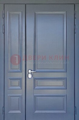 Темно-серая железная дверь с виноритом ДВТ-242 в Железнодорожном