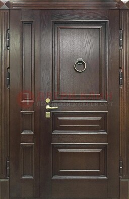 Полуторная металлическая дверь с виноритом ДВТ-253 в Железнодорожном